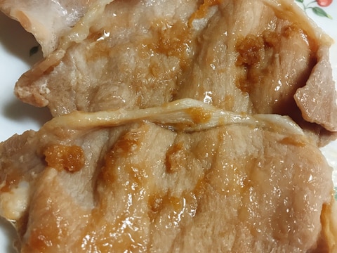麺つゆと生姜で 豚の生姜焼き